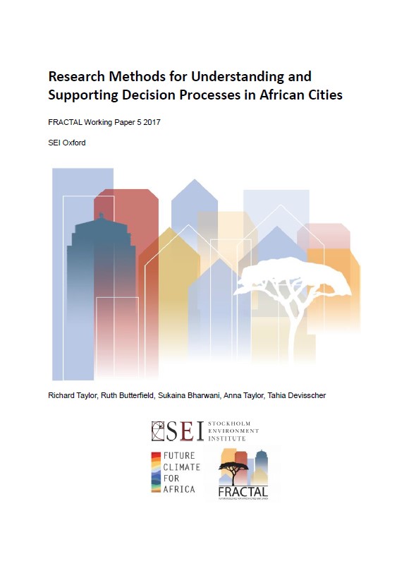 Research Methods for Understanding and Supporting Decision Processes in African Cities