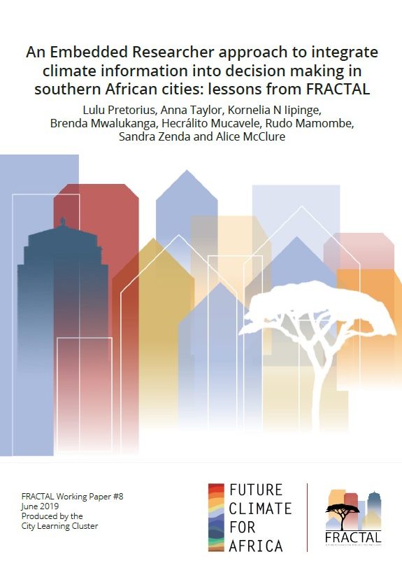 An Embedded Researcher approach to integrate climate information into decision making in southern African cities