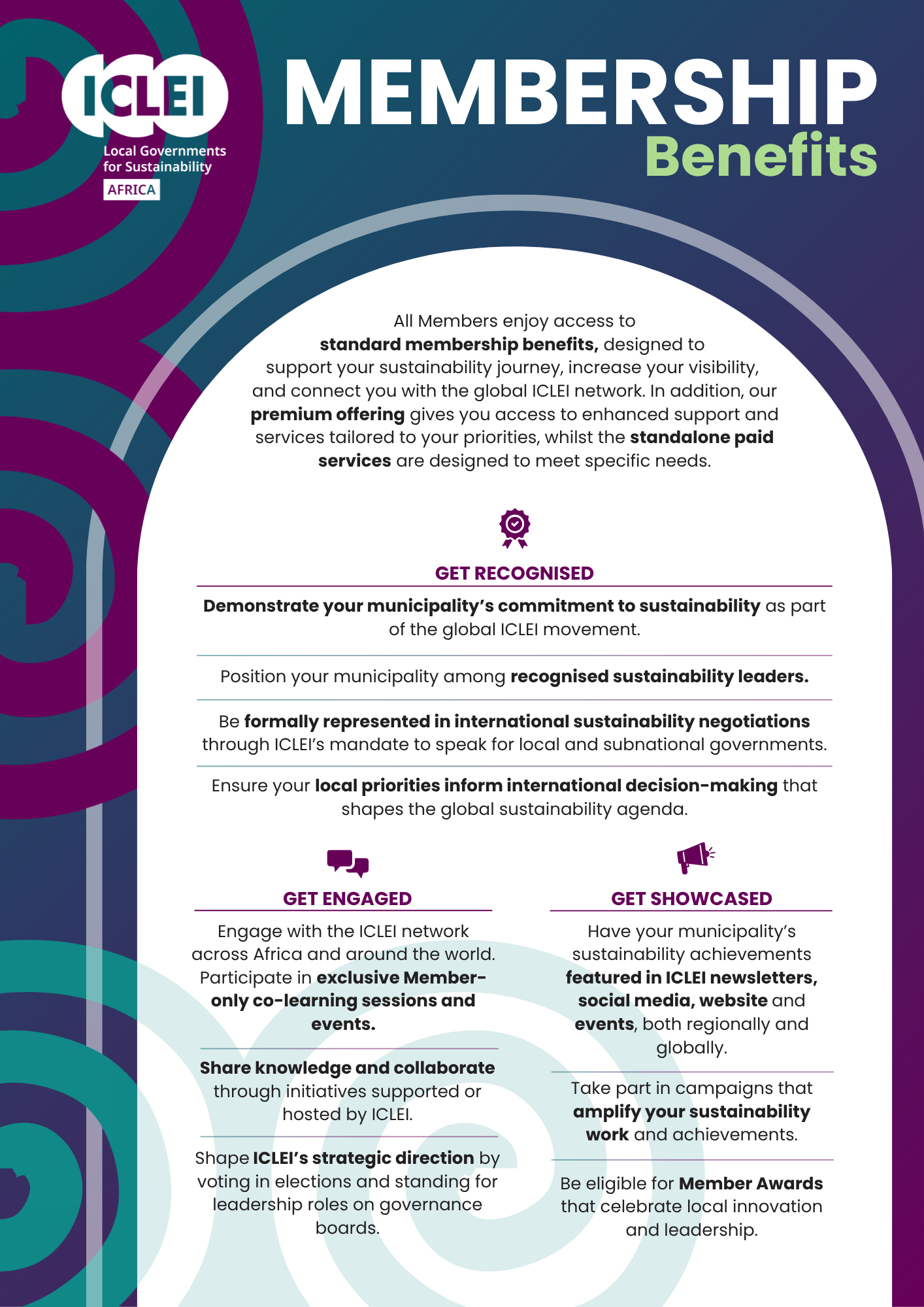 ICLEI Africa membership brochure