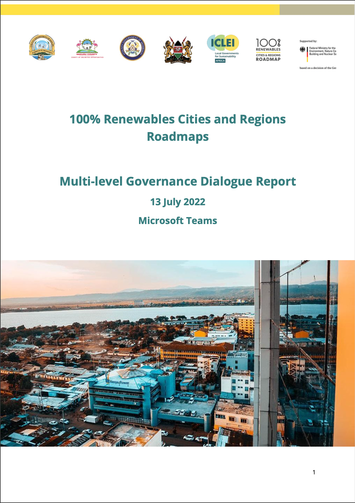 Multi-level Governance Dialogue Report