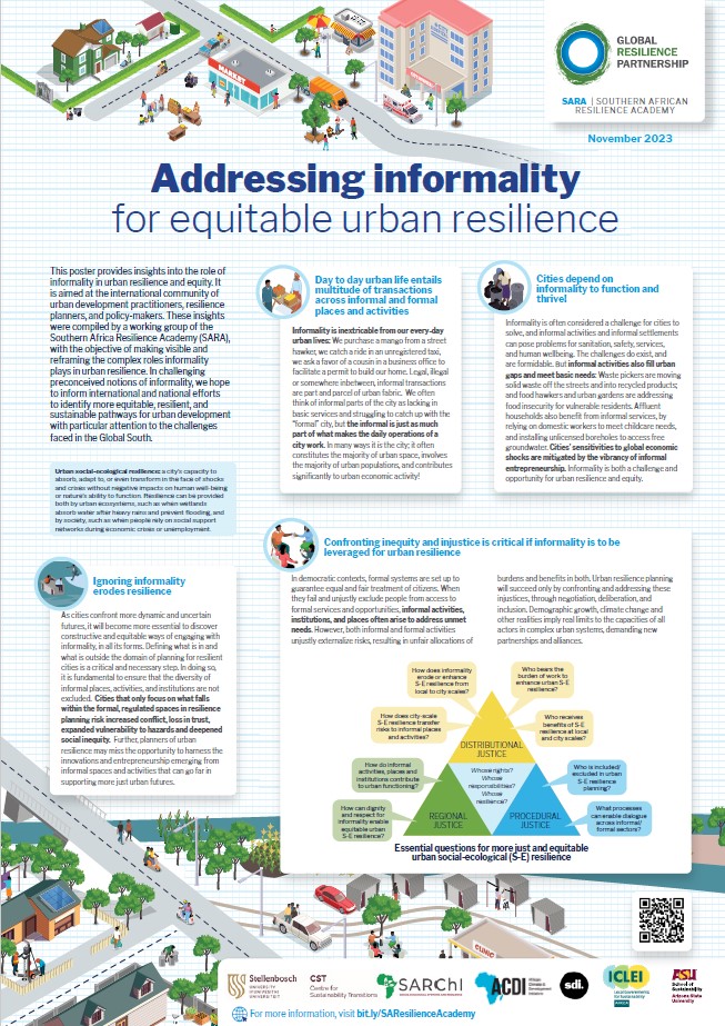 Addressing Informality for equitable urban resilience