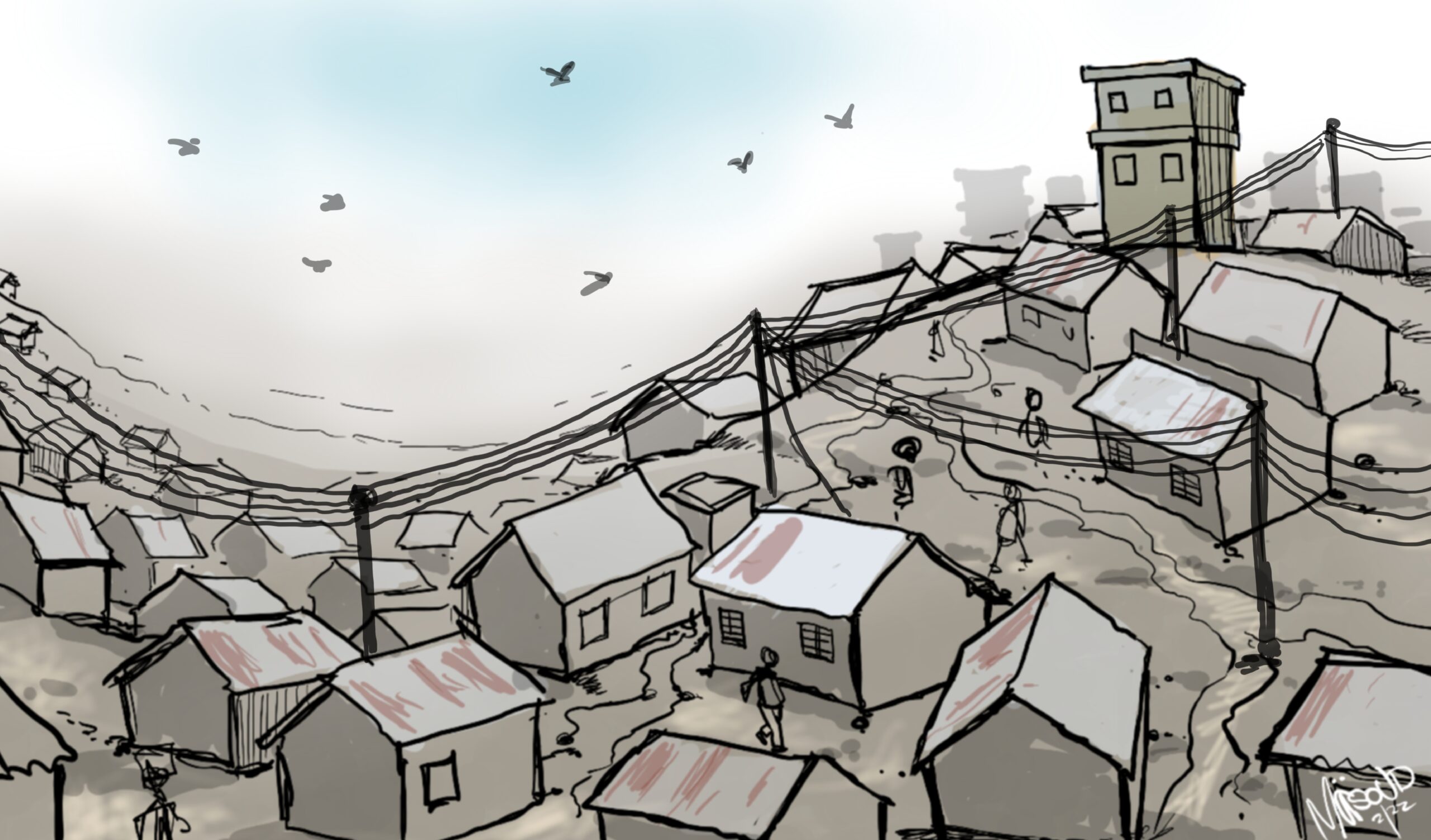 Urban planning public awareness campaign cartoon series by Masoud