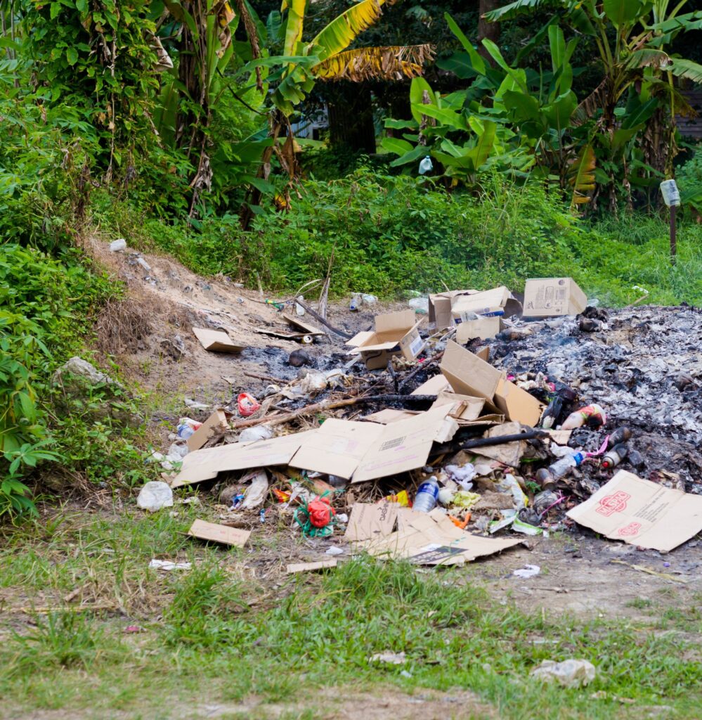 Confronting a burning issue taking steps to eliminate open waste