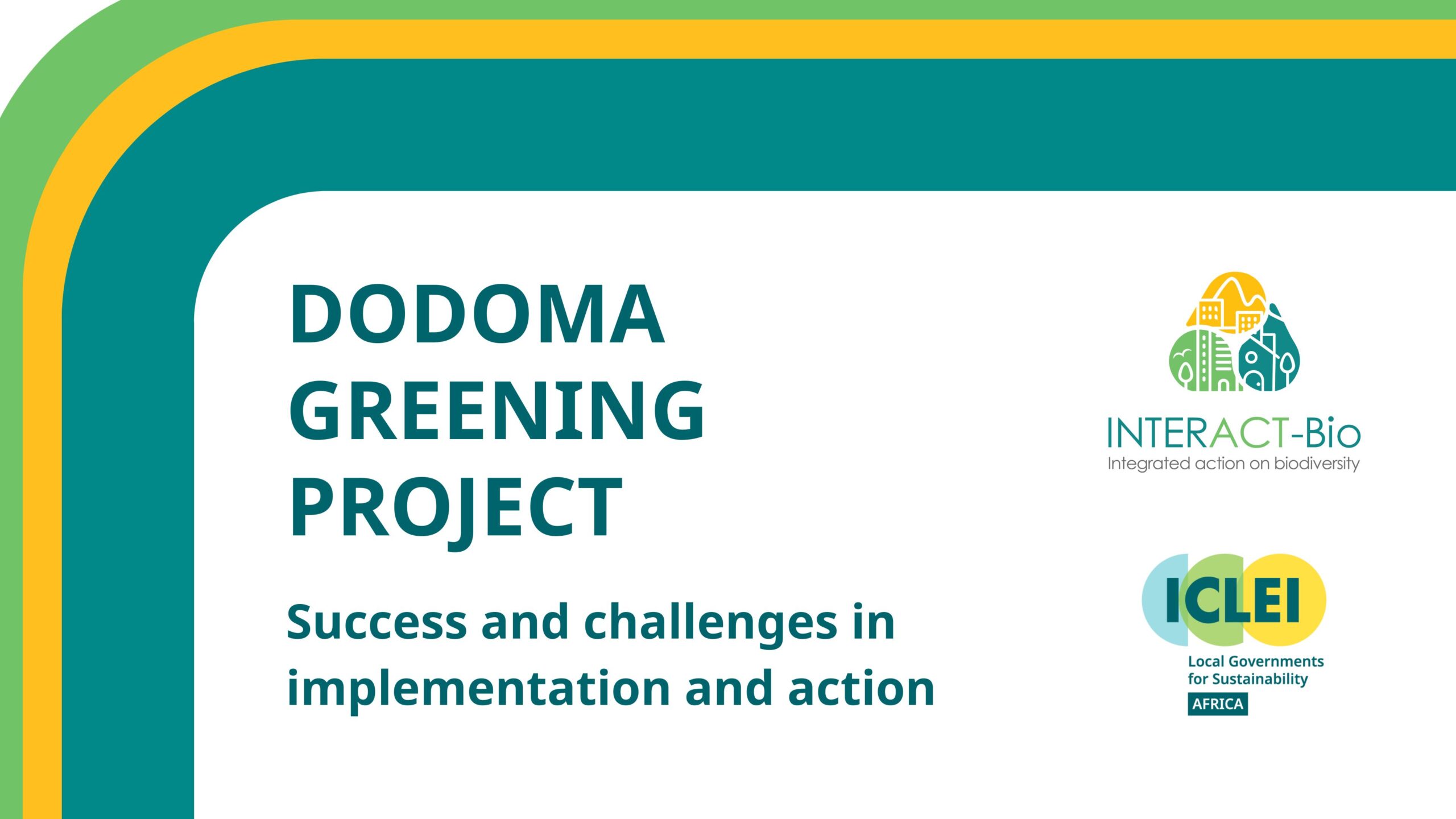Urban greening in Dodoma, Tanzania | INTERACT-Bio project