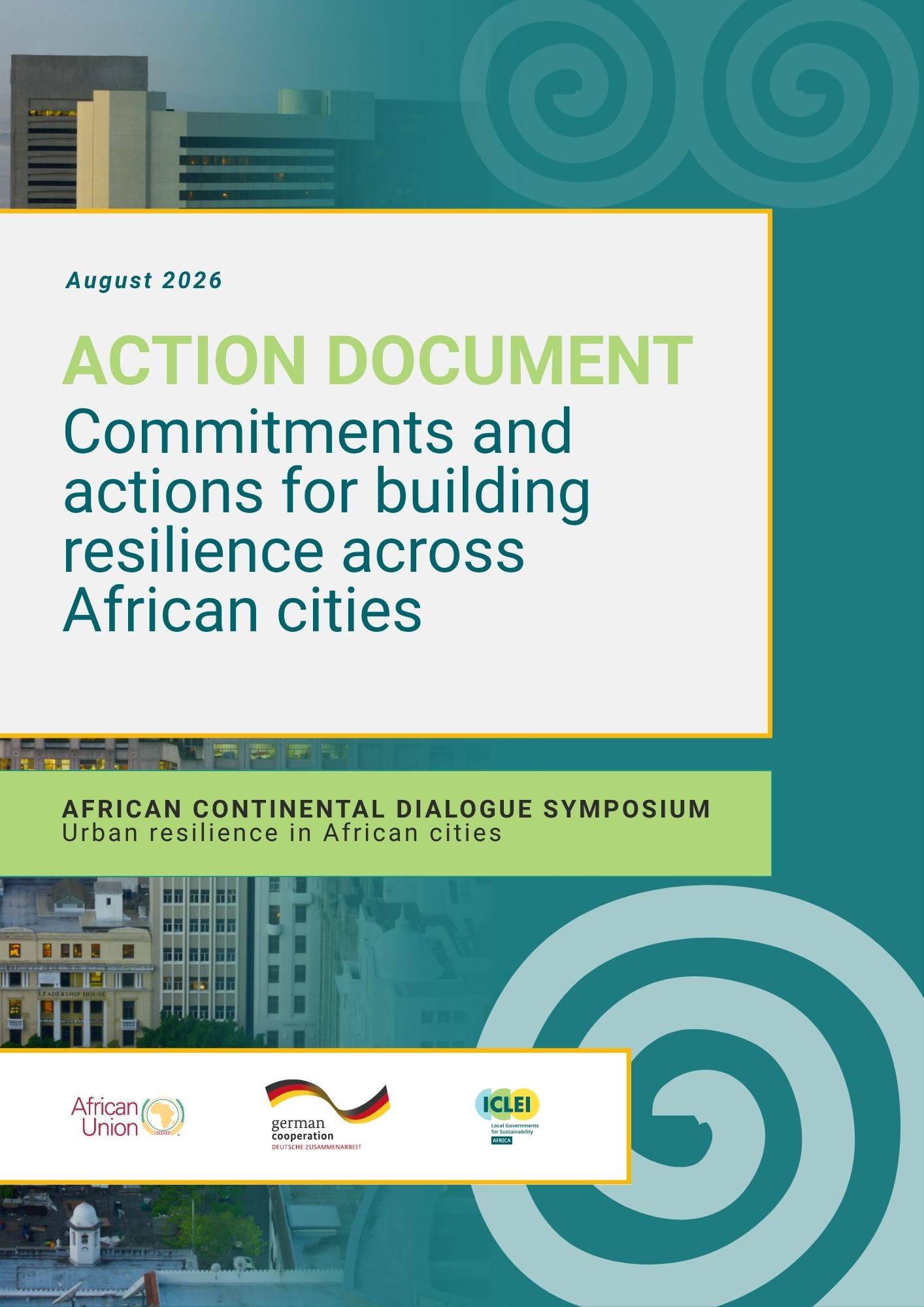 Commitments and actions for building resilience across African cities
