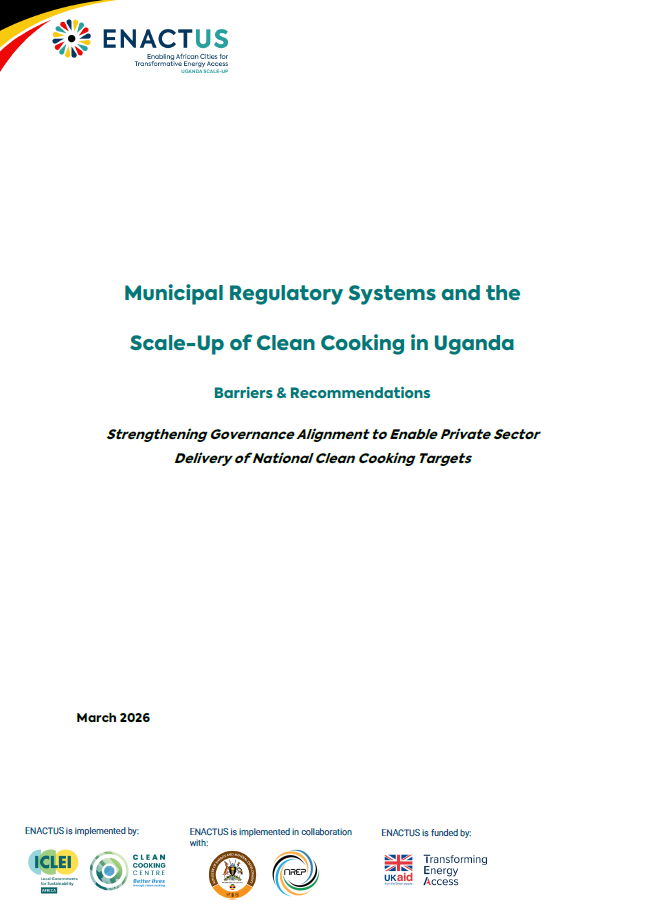 Municipal Regulatory Systems and the Scale-Up of Clean Cooking in Uganda